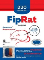 ФИПРАТ DUO 18 доз тестобрикет 180г/40шт