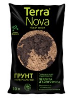 Терра НОВА ПРОФИ субстрат с биогумусом+перлитом 10л/5шт