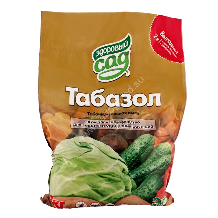 Табазол ( зольно-табачная пыль) 1,0кг/15шт Табазол ( зольно-табачная пыль) 1,0кг/15шт